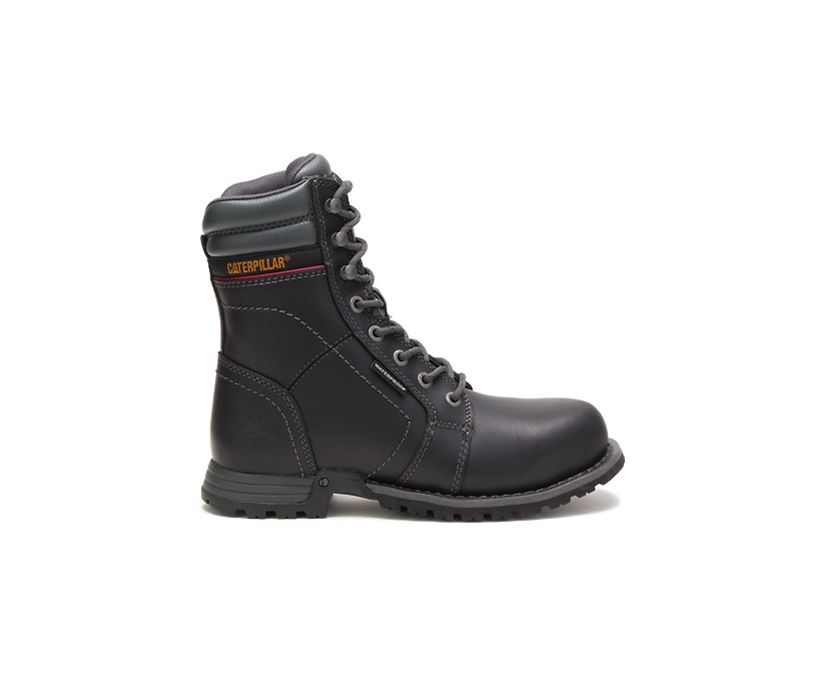 Echo Waterproof Steel Toe Work Boot, Black, dynamic 1