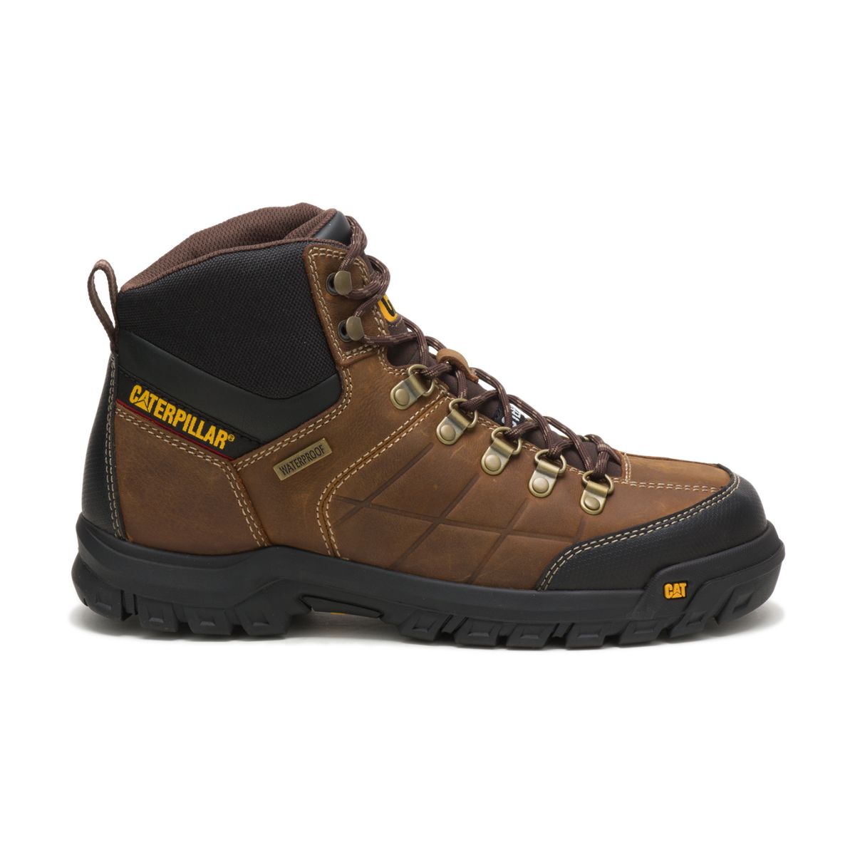 Threshold Waterproof Steel Toe Work Boot, Real Brown, dynamic 1