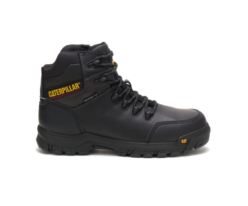 Caterpillar Threshold Waterproof Steel Toe CSA Work Boot Men 9.5 Black 