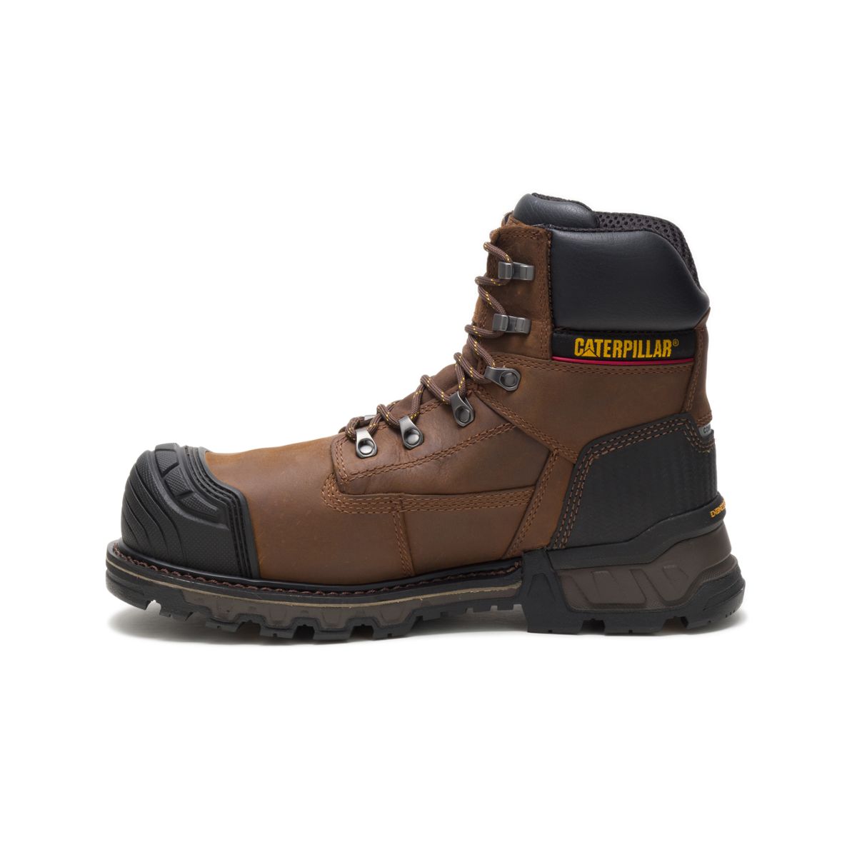 Caterpillar Men's Excavator XL 6 WP Comp Toe Dark Brown 10 D US