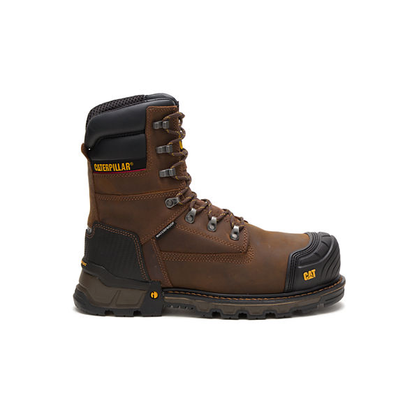 Excavator XL 8" Waterproof Thinsulate™ Composite Toe Work Boot, Dark Brown, dynamic