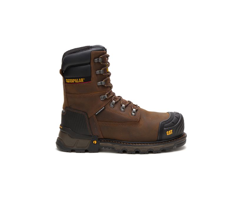 Excavator XL 8" Waterproof Thinsulate™ Composite Toe Work Boot, Dark Brown, dynamic 1