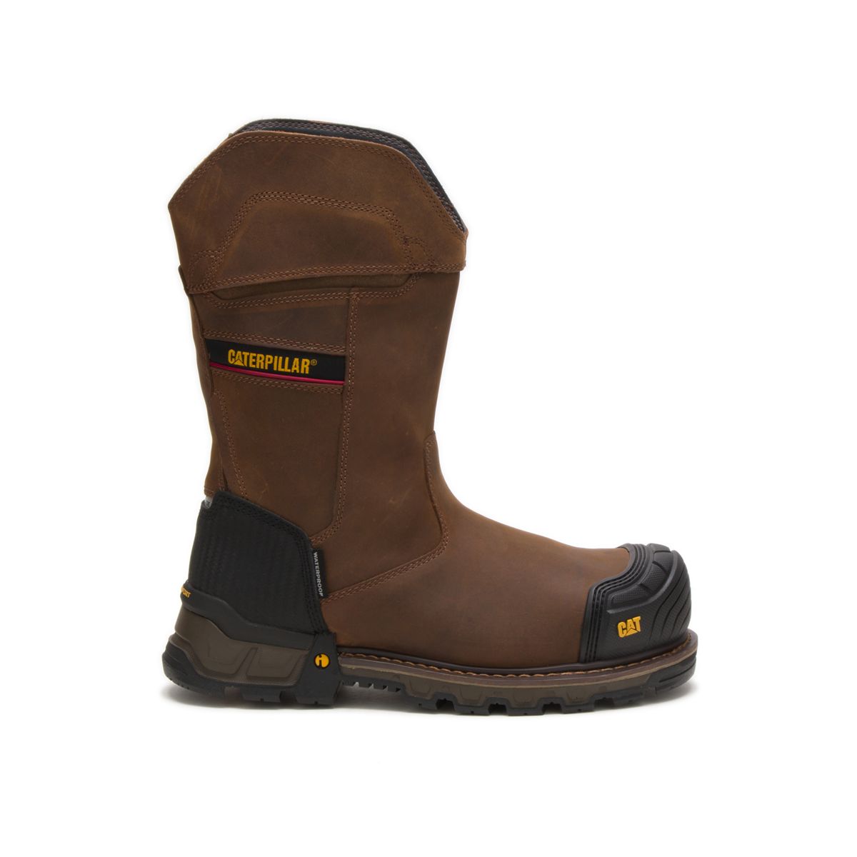 waterproof steel toe slip on boots