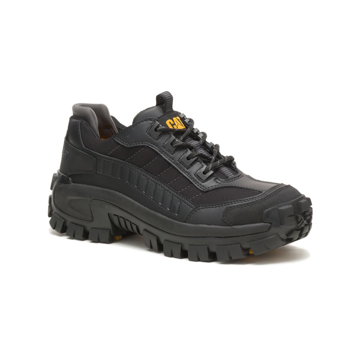 Invader Steel Toe Work Shoe, Black, dynamic 2