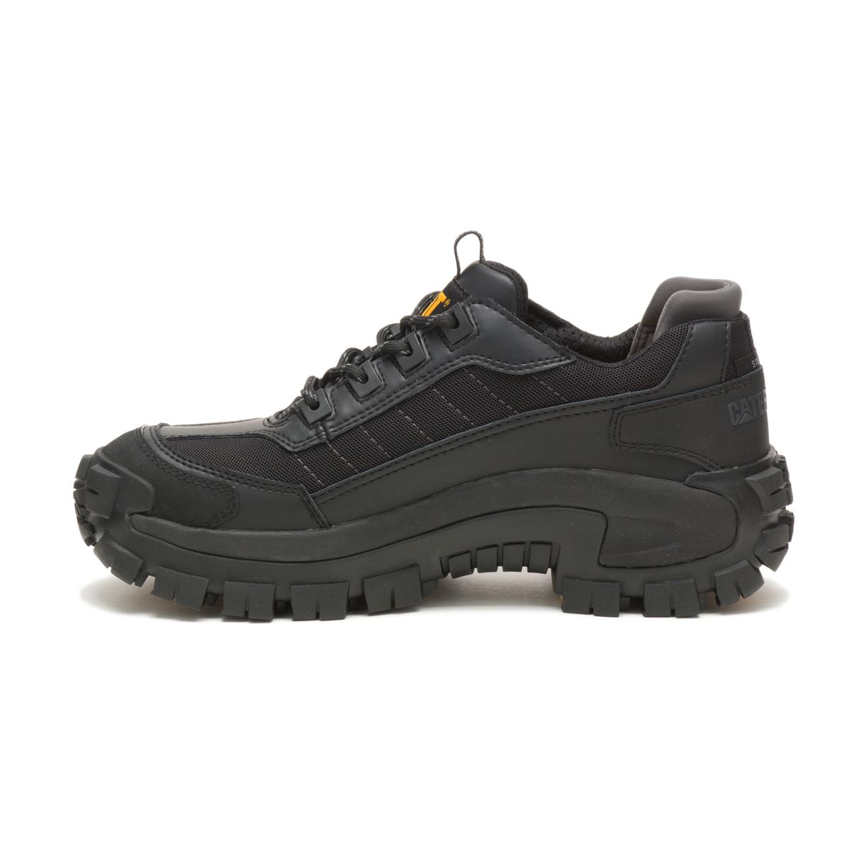 Invader Steel Toe Work Shoe, Black, dynamic 3