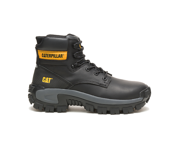 Mens Safety Work Shoes Steel Toe Slip On Waterproof Leather Ankle Boots Feetwear 