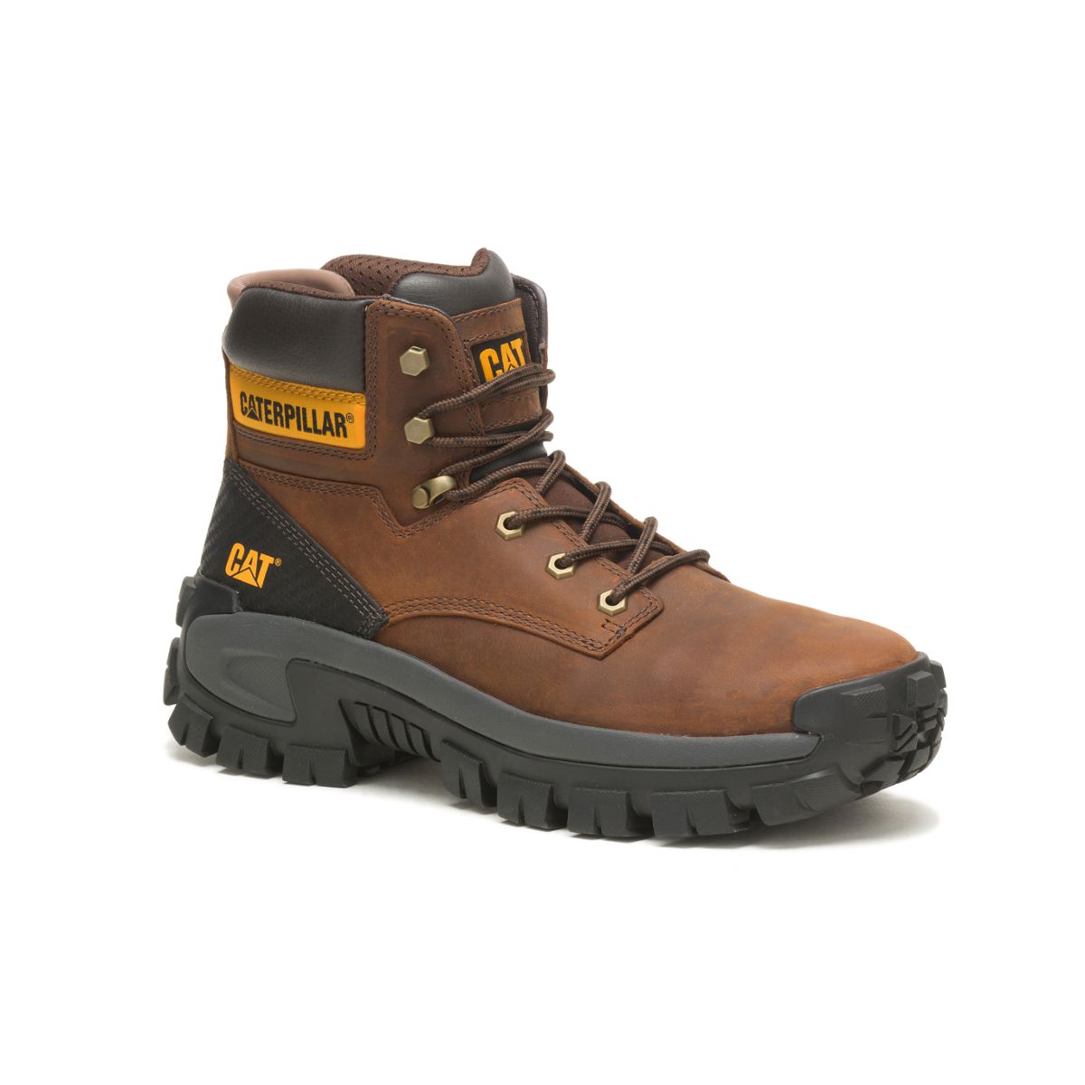 Invader Hi Steel Toe Work Boot, Dark Brown, dynamic 2