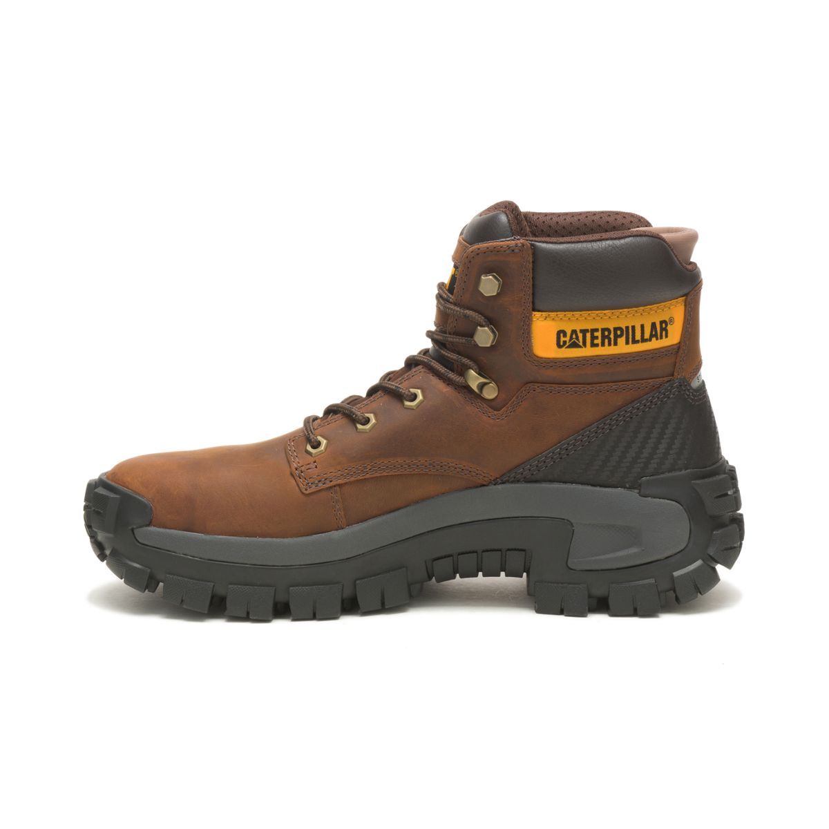 Invader Hi Steel Toe Work Boot, Dark Brown, dynamic 3