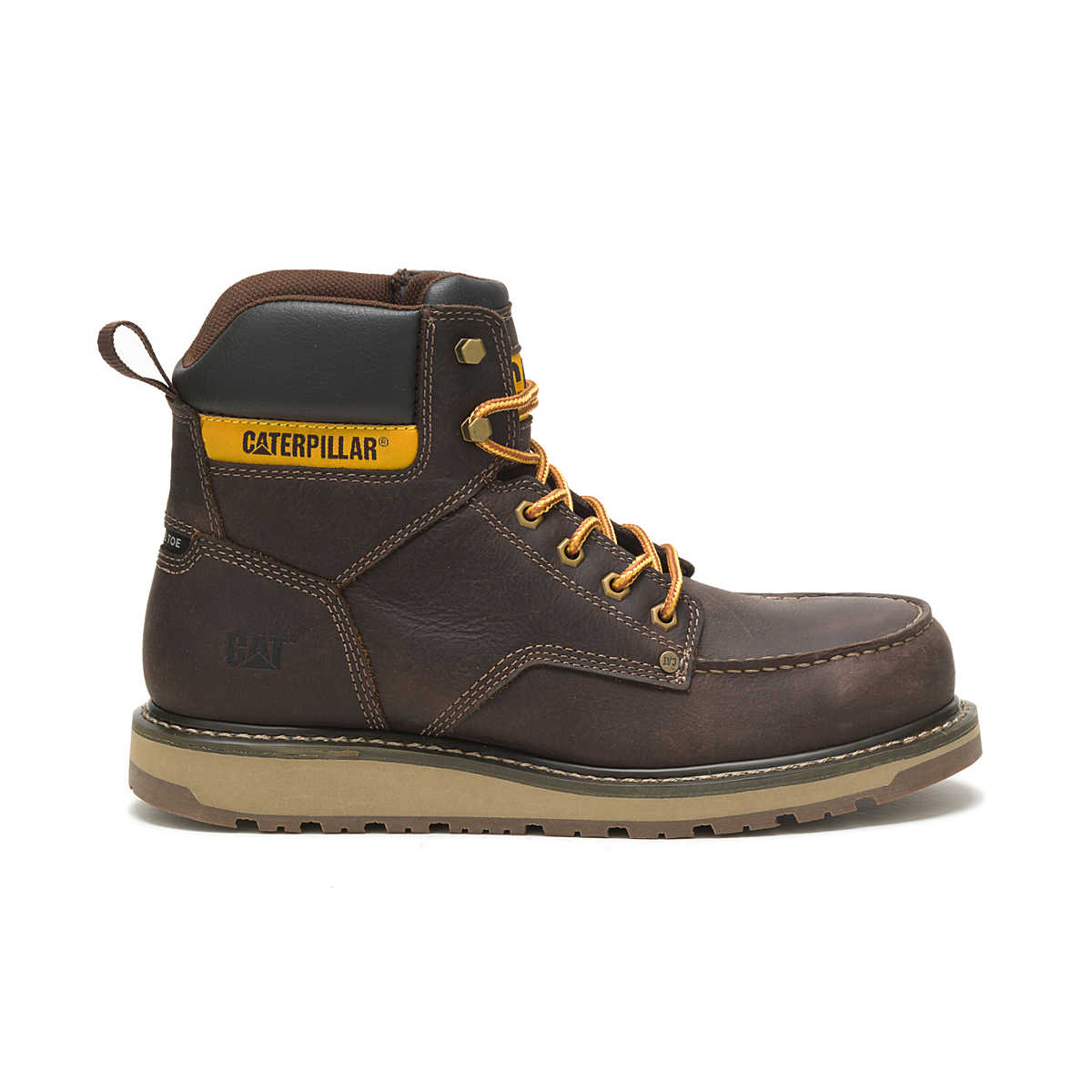Calibrate Steel Toe Work Boot, Leather Brown, dynamic 1