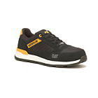 Venward Composite Toe Work Shoe, Black/Cat Yellow, dynamic 2