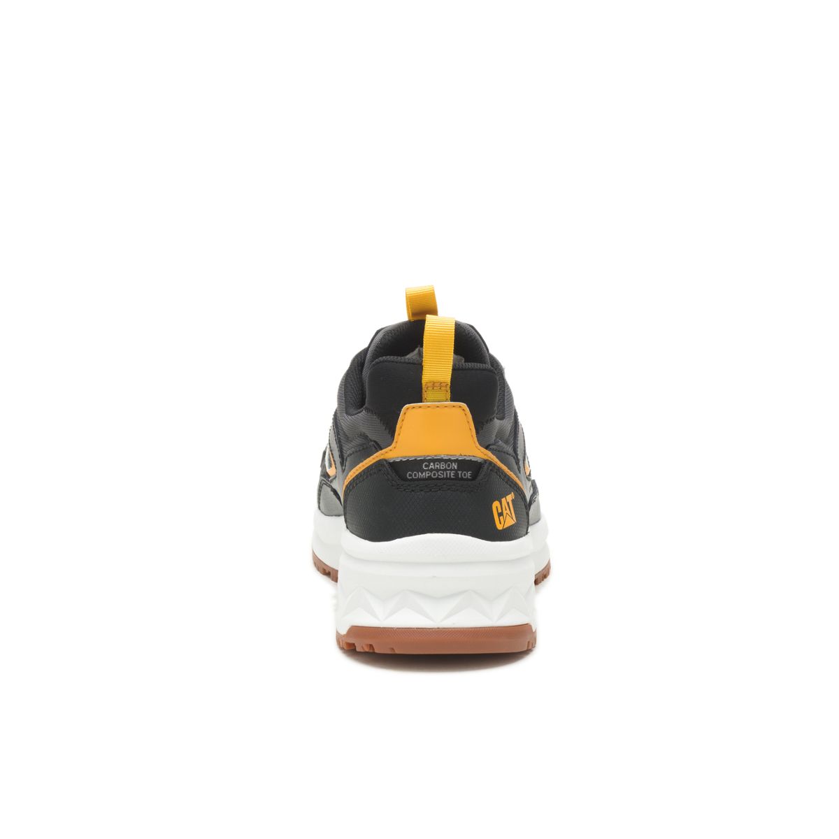 Streamline Runner Carbon Composite Toe Work Shoe, Black/Cat Yellow, dynamic 6