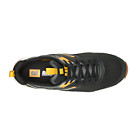 Streamline Runner Carbon Composite Toe Work Shoe, Black/Cat Yellow, dynamic 8