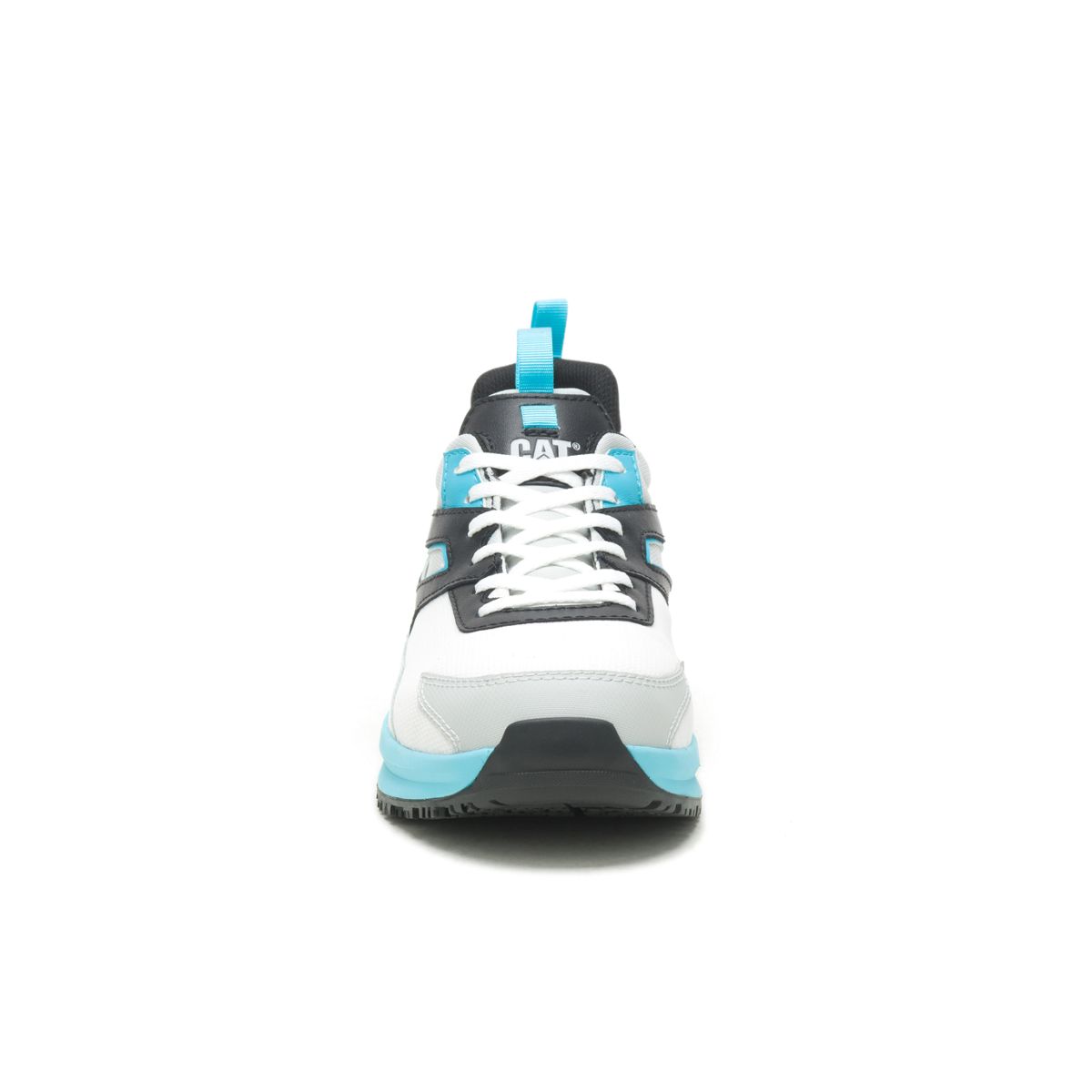 Streamline Runner Carbon Composite Toe Work Shoe, Bright White/Blue, dynamic 4