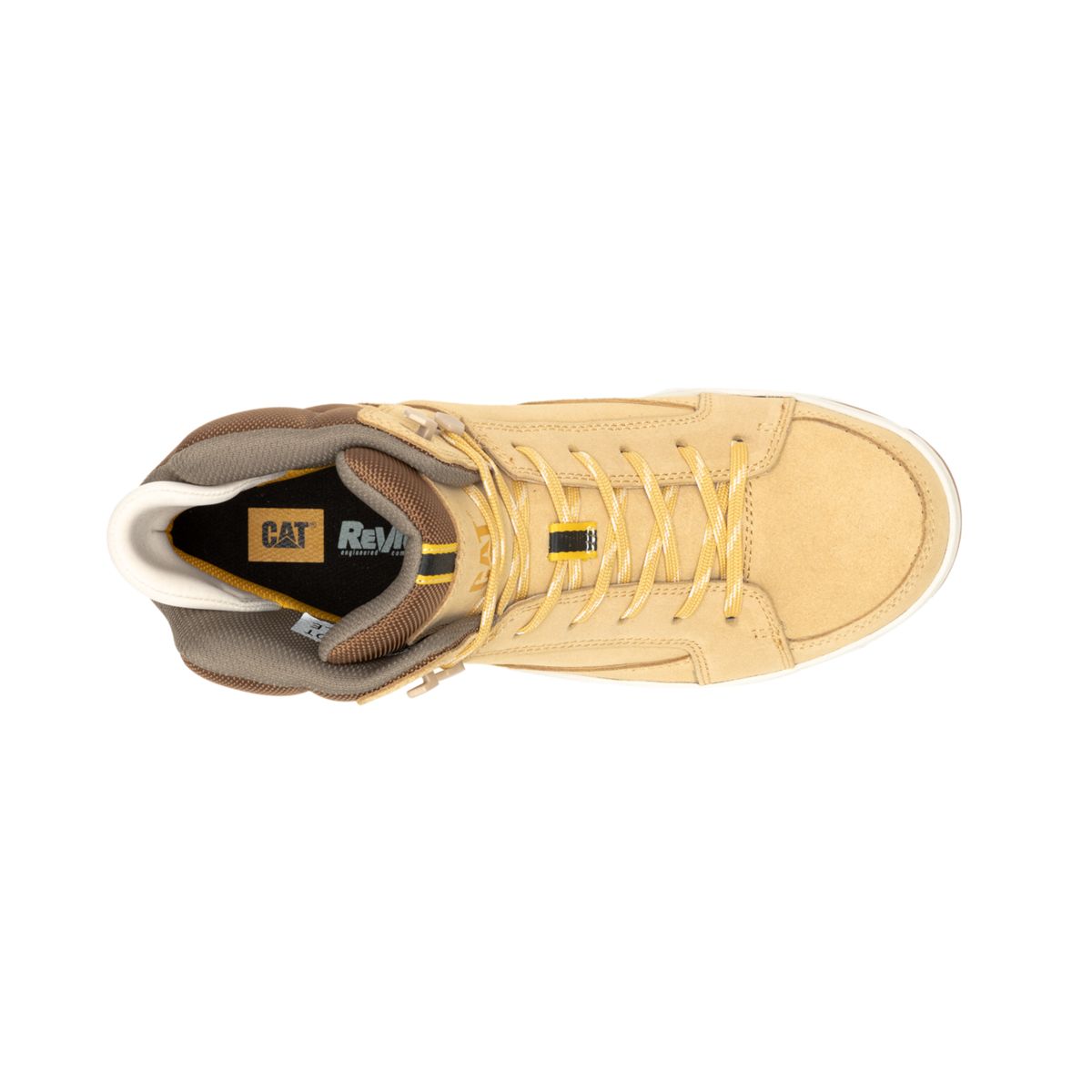 Streamline Court Mid Composite Toe Work Shoe, Taffy, dynamic 7