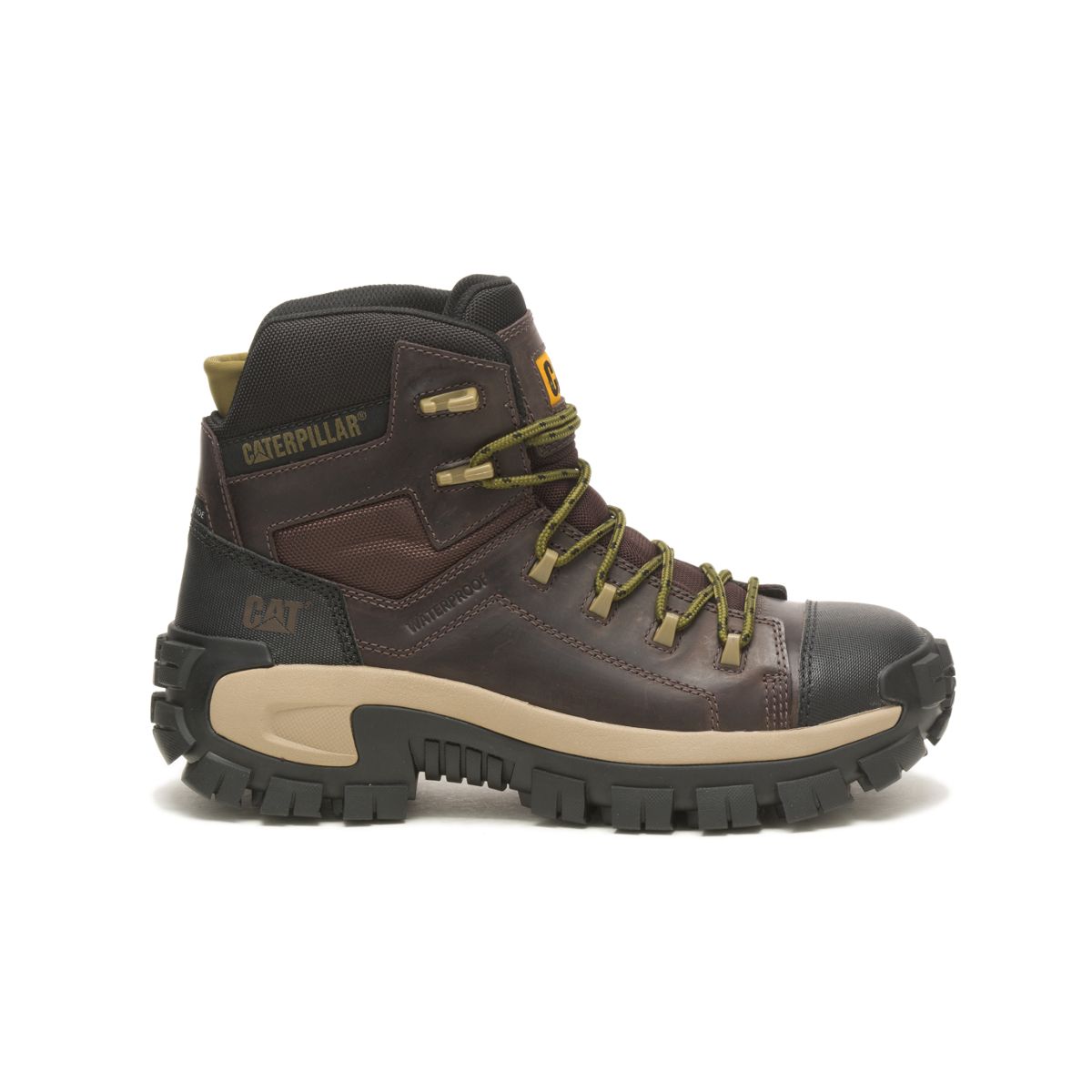 Invader Hiker Waterproof Composite Toe Work Boot, Coffee Bean, dynamic