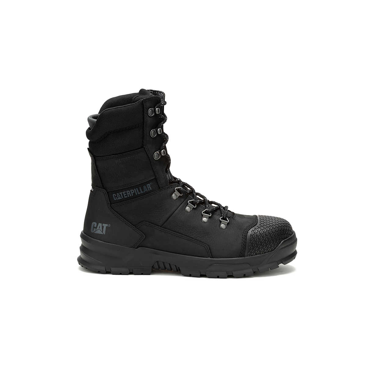 Accomplice X 8" Waterproof Steel Toe Work Boot, Black, dynamic 1