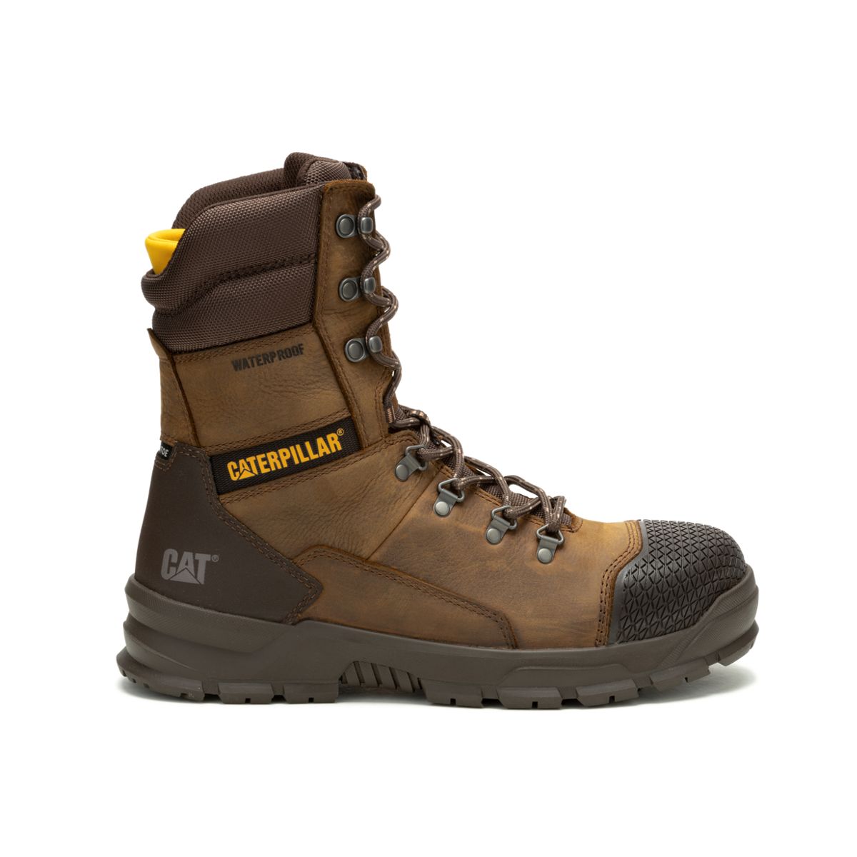 Accomplice X 8" Waterproof Steel Toe Work Boot, Real Brown, dynamic 1