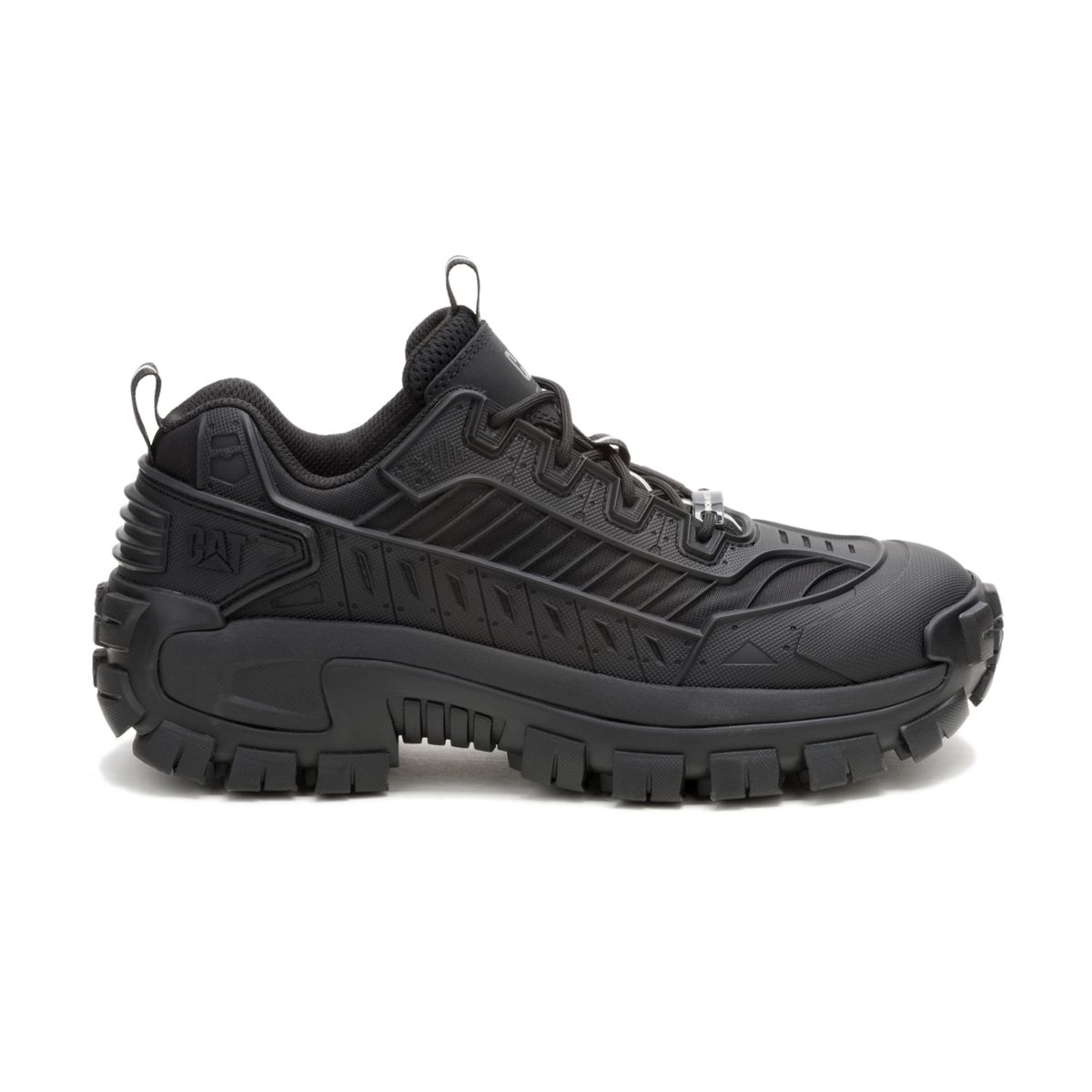 Invader Mecha Composite Toe Work Shoe, Black/Black, dynamic