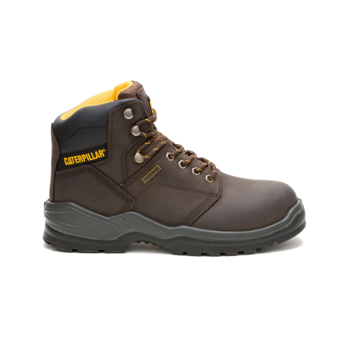 Striver Waterproof Steel Toe Work Boot, Brown, dynamic