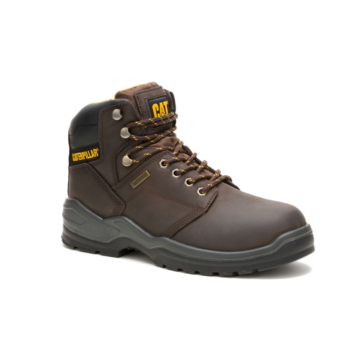 Striver Waterproof Steel Toe Work Boot, Brown, dynamic 2