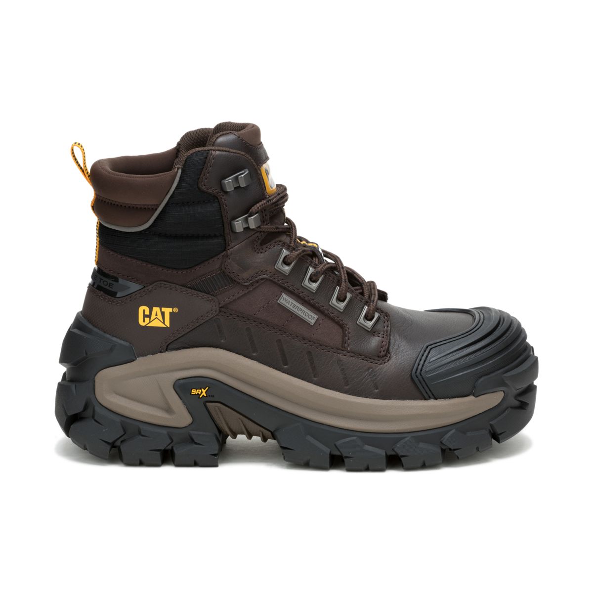 CAT Men s Invader Max Composite Toe Waterproof Work Boots