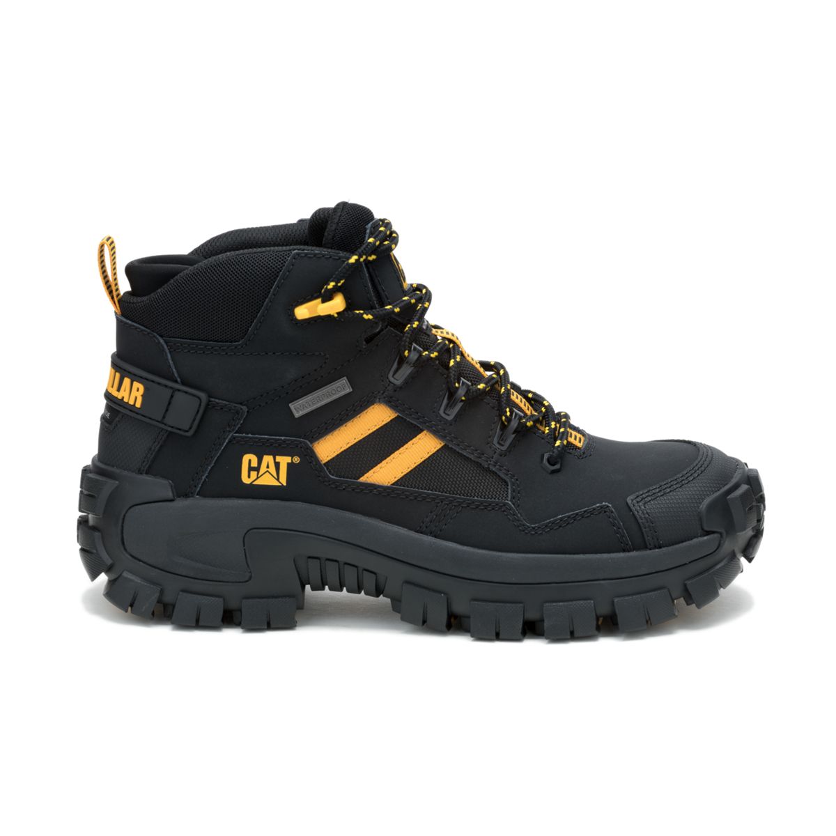 Invader Mid Vent Waterproof Composite Toe Work Boot, Black, dynamic