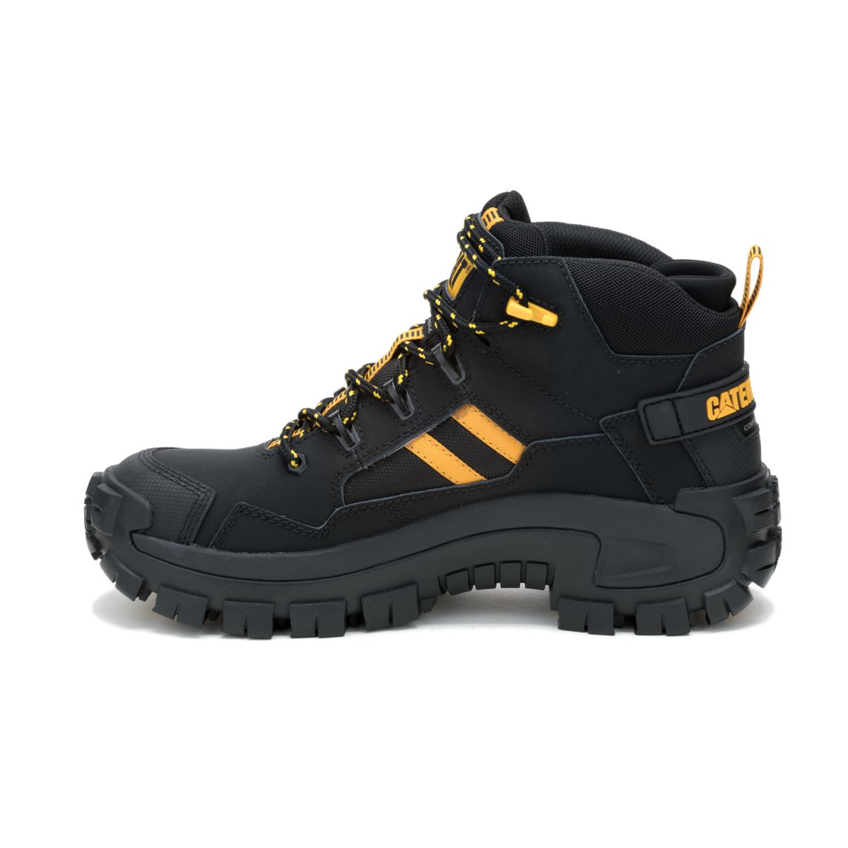 Invader Mid Vent Waterproof Composite Toe Work Boot, Black, dynamic 4