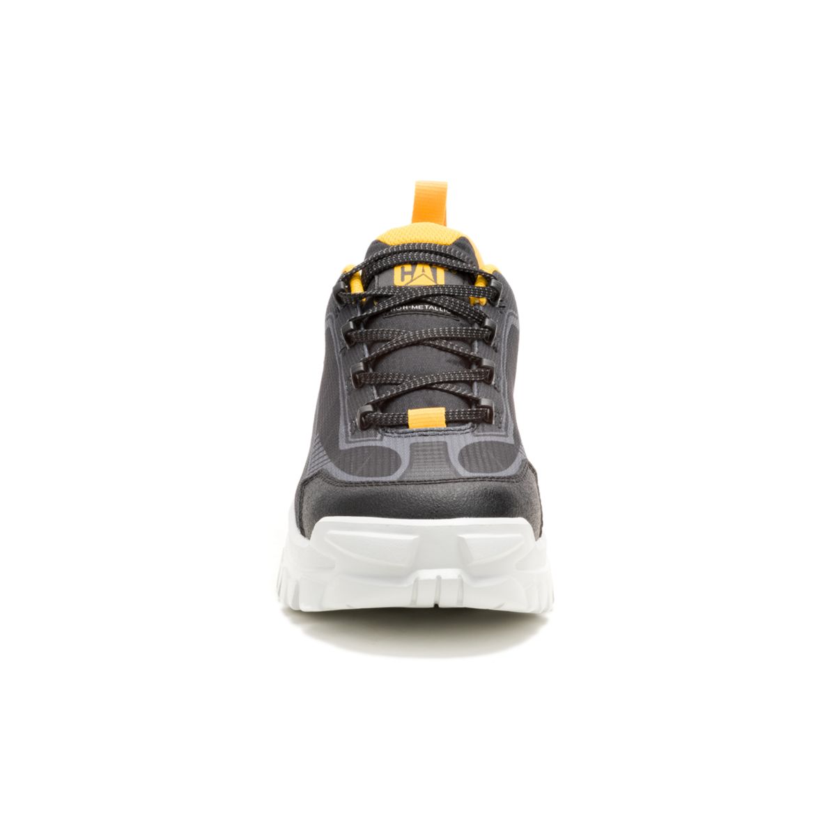 Invader Sport Lo Mesh Composite Toe Work Shoe, Black/Cat Yellow, dynamic 3