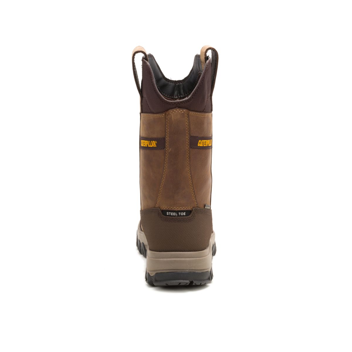 Threshold Rebound Pull-On Waterproof Steel Toe Work Boot, Bison, dynamic 5