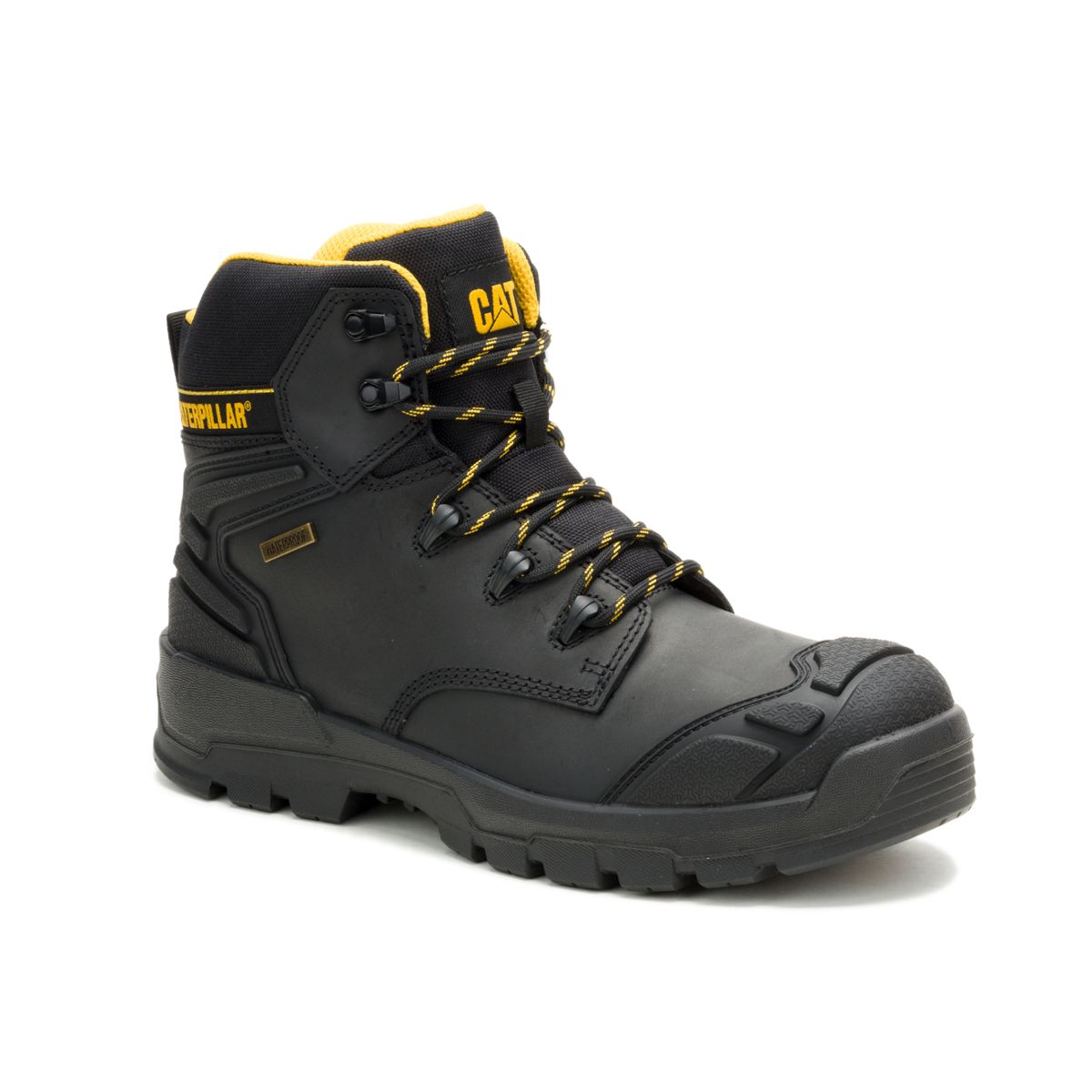 Striver XL Waterproof Steel Toe Work Boot, Black, dynamic 2