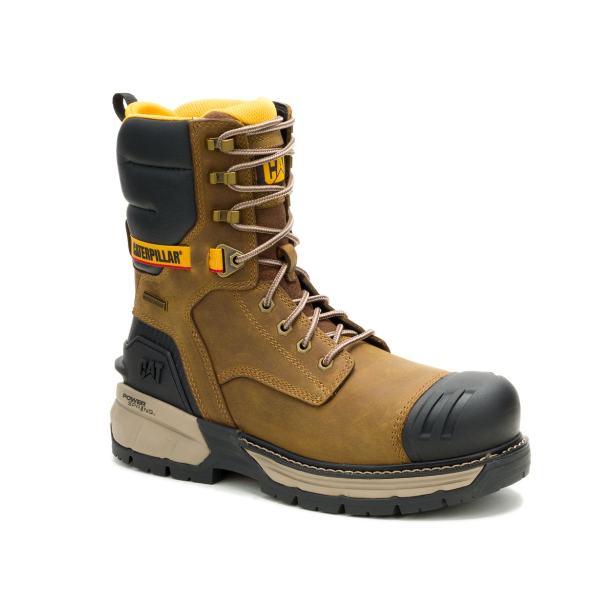 Excavator Power Spring&trade; 8" Waterproof Composite Toe Work Boot, Pyramid, dynamic 2