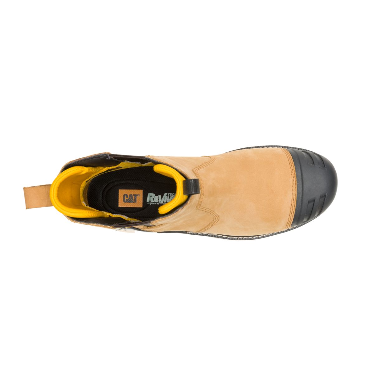 Excavator ft Power Spring&trade; Technology Chelsea Waterproof Composite Toe Work Boot, Honey, dynamic 7