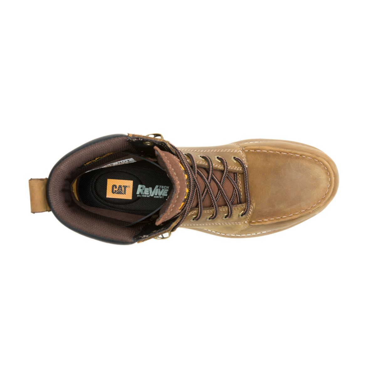 Second Shift Grader Moc Steel Toe Work Boot, Dark Wheat, dynamic 7