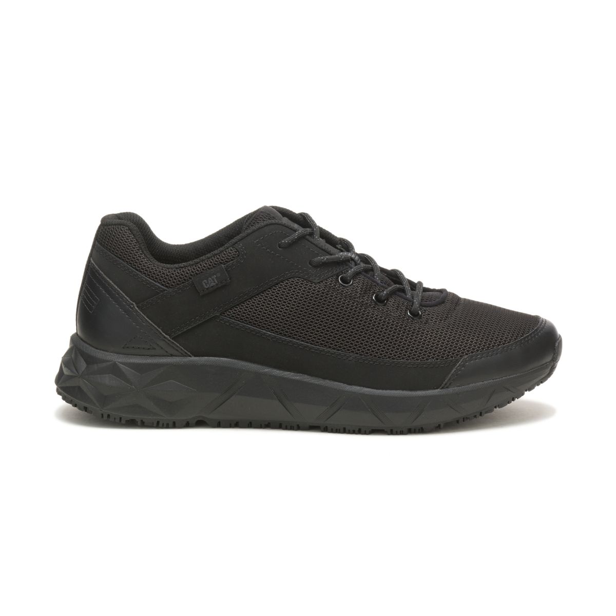 Cat footwear intruder triple black trainers online