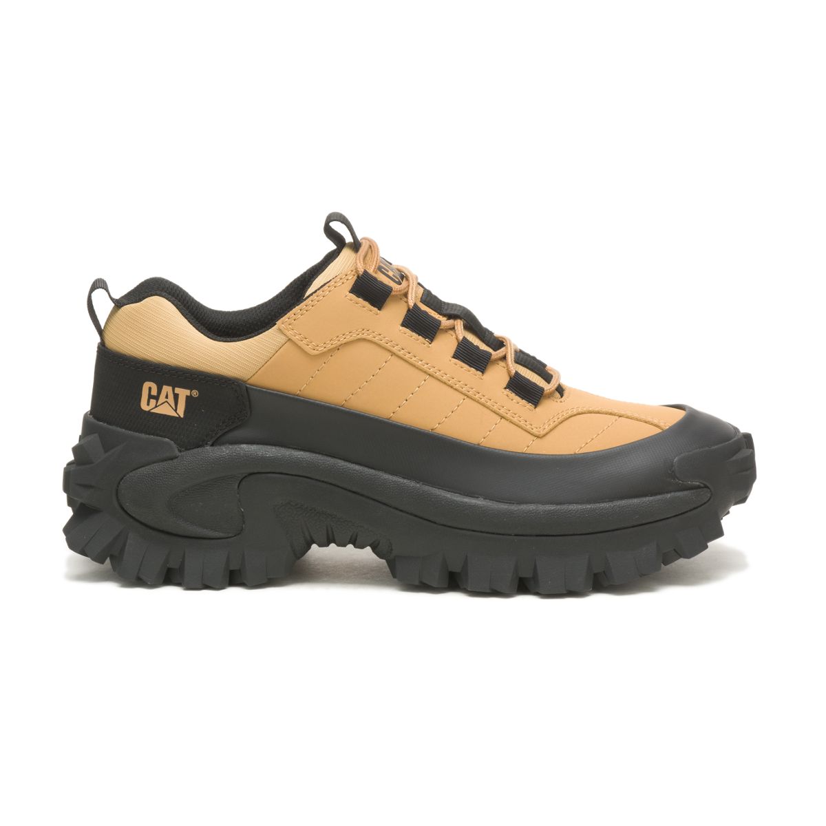 Zapatillas Caterpillar Rebajas - Intruder Hombre Blancas Amarillo