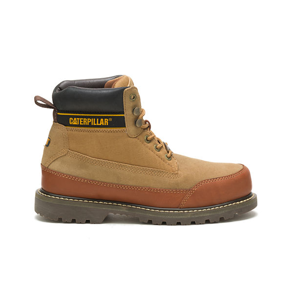 Cat Footwear x Nigel Cabourn Utah Boot, Leather Brown, dynamic