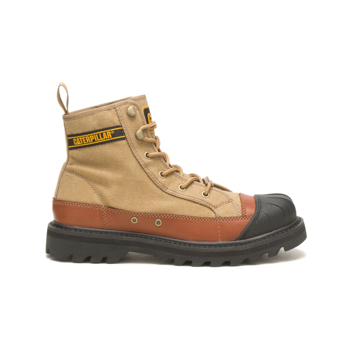 Cat Footwear x Nigel Cabourn Omaha Boot, Dijon, dynamic 1