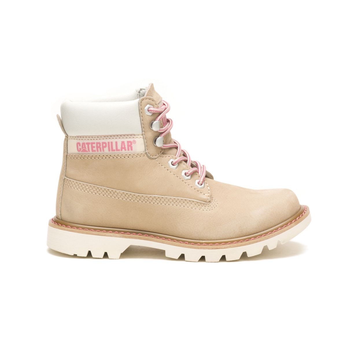 Pink 2024 caterpillar boots