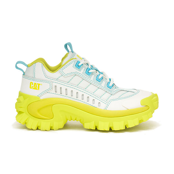 Intruder Supercharged Shoe, Bright White/Pale Lime Yellow, dynamic
