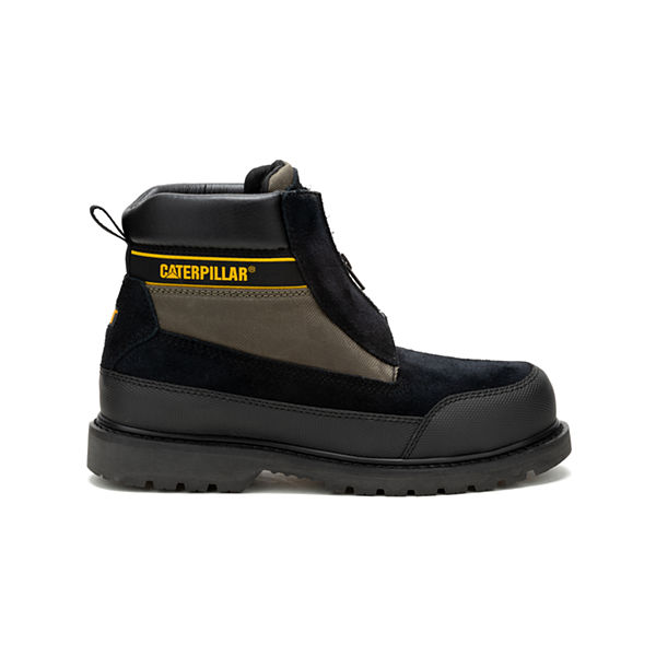 Utah Zip Boot, Black/Olive, dynamic