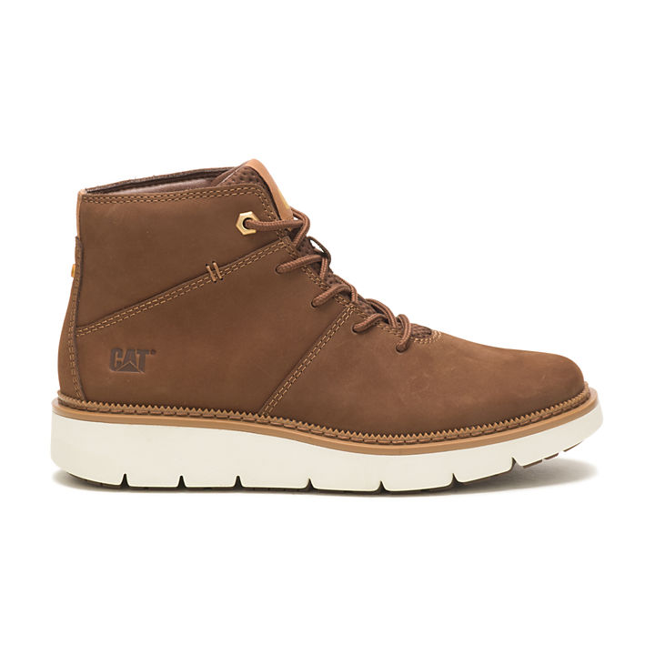 Chariot Plain Toe Mid Boot, Bison, dynamic