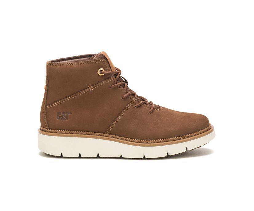 Chariot Plain Toe Mid Boot, Bison, dynamic 1