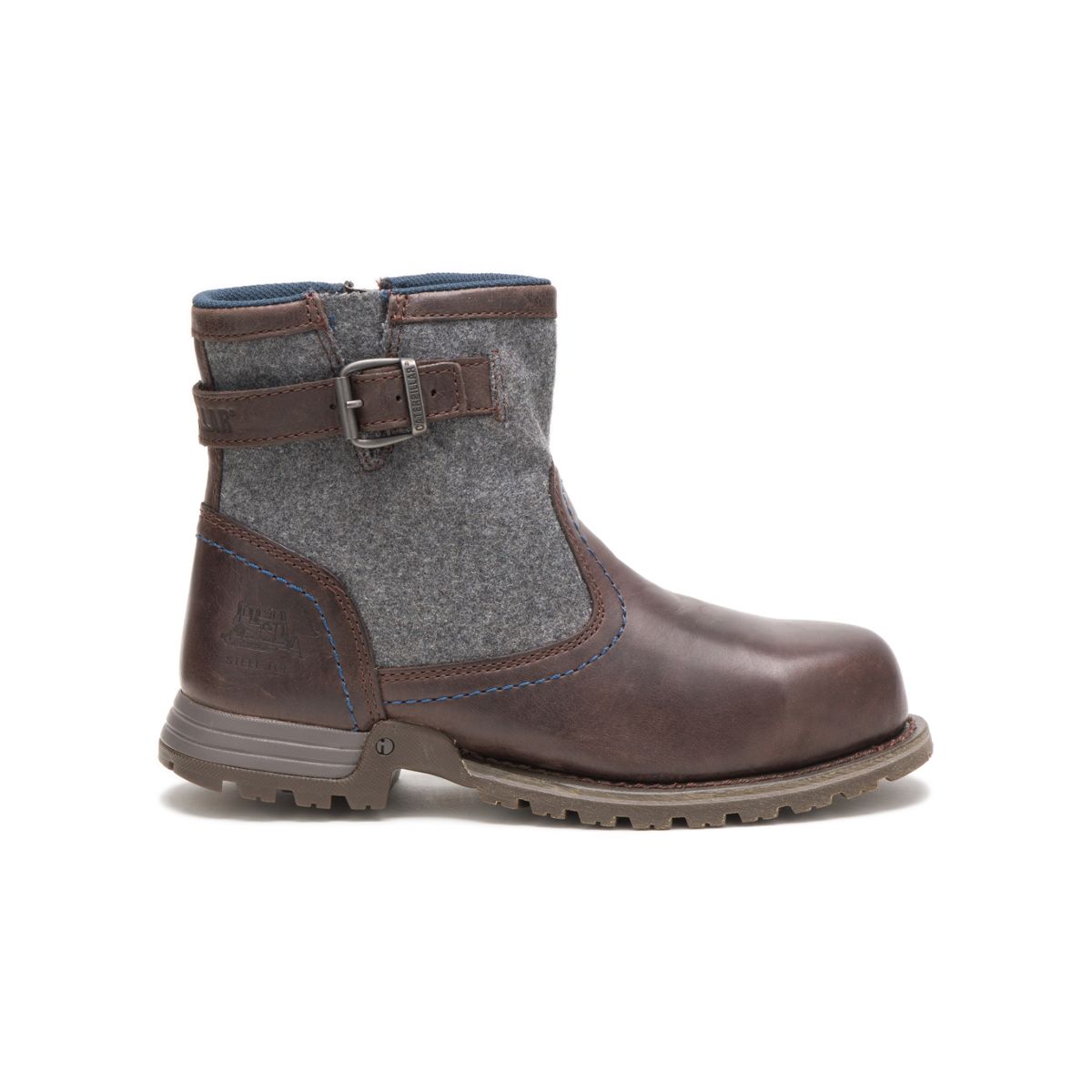 caterpillar steel toe boots womens