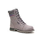 Echo Waterproof Steel Toe Work Boot, Frost Grey, dynamic 3