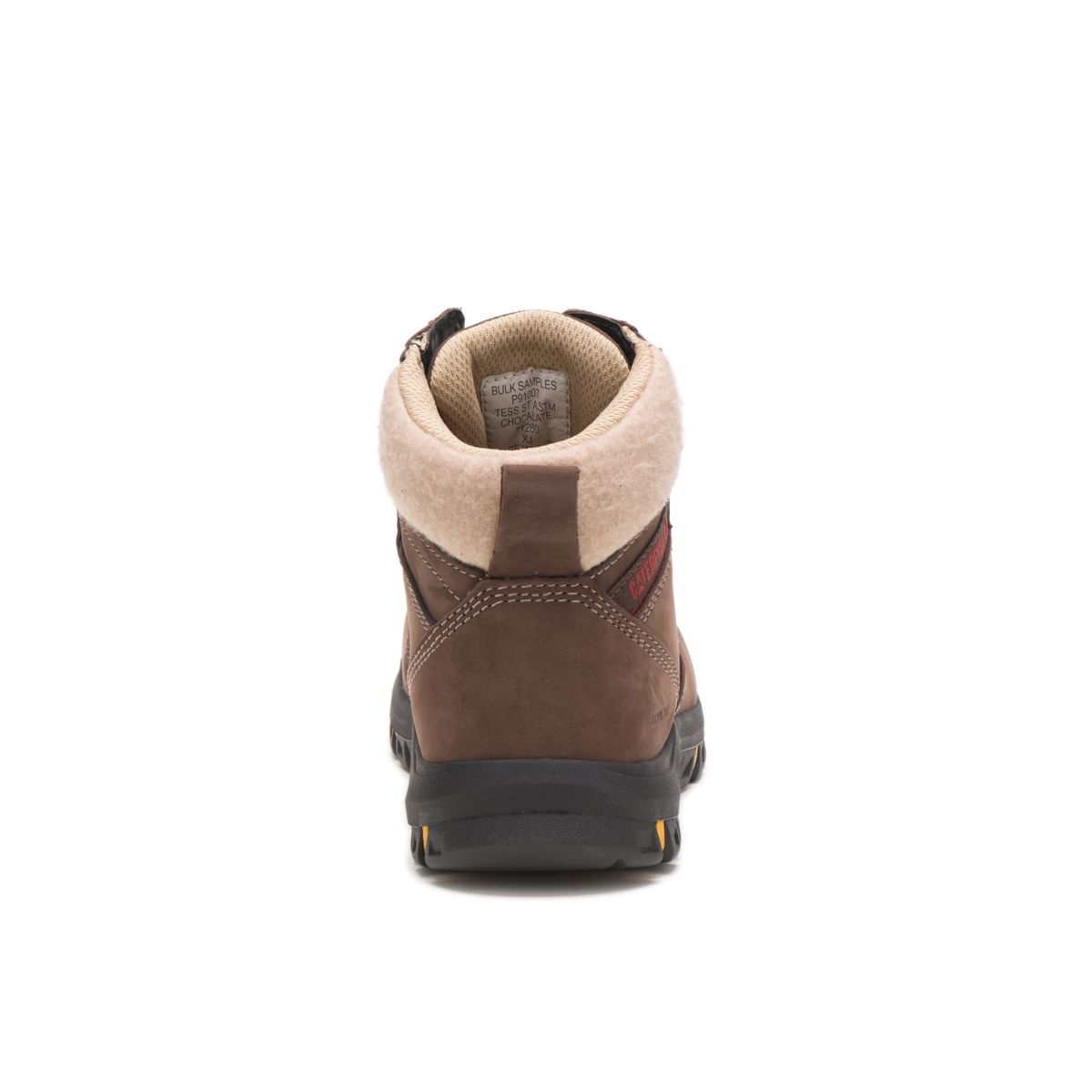 Tess Steel Toe Work Boot, Chocolate, dynamic 4