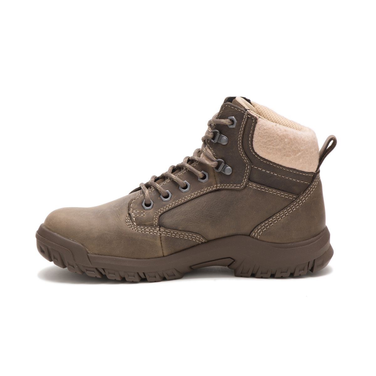 Tess Steel Toe Work Boot, Dark Gull Grey, dynamic 3