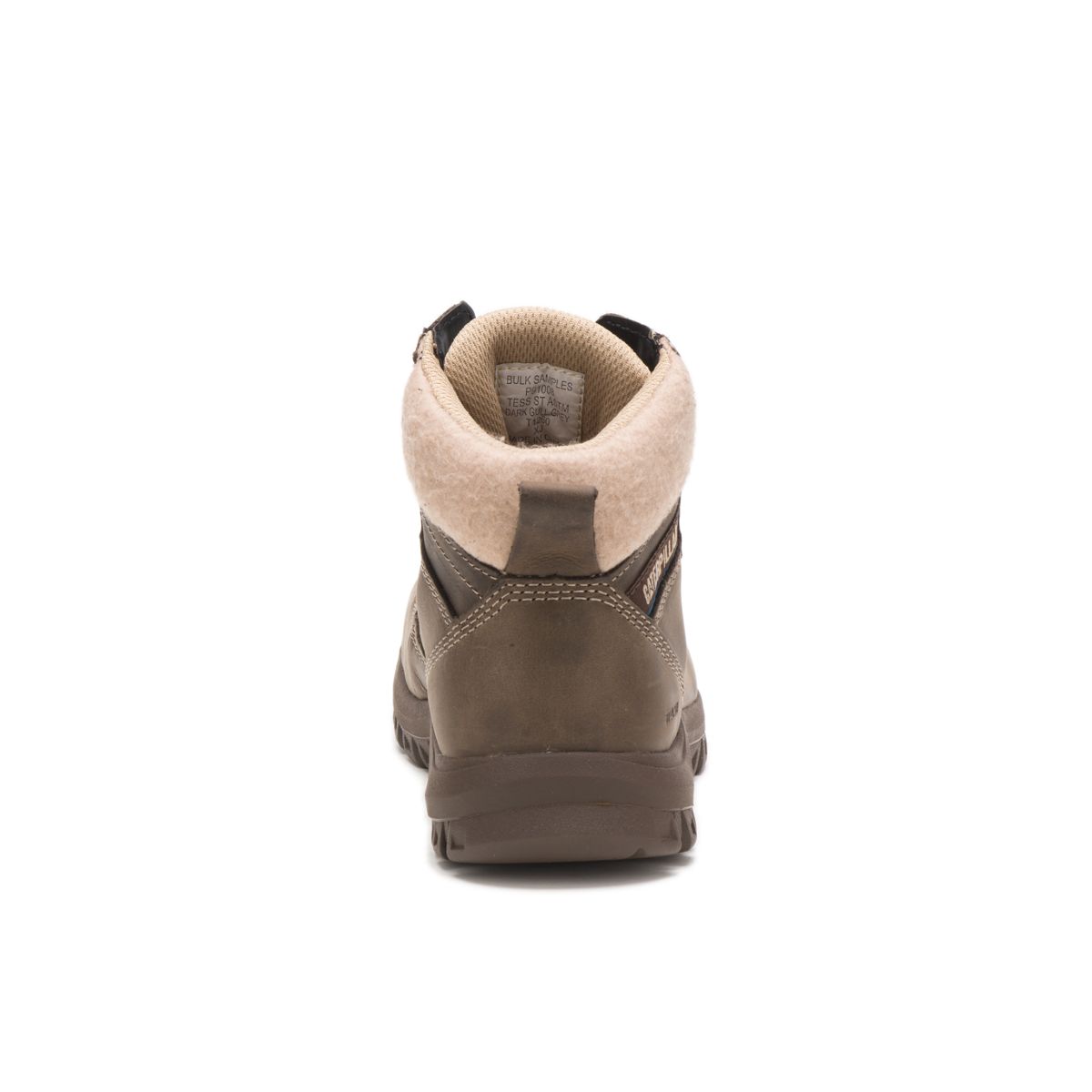 Tess Steel Toe Work Boot, Dark Gull Grey, dynamic 4