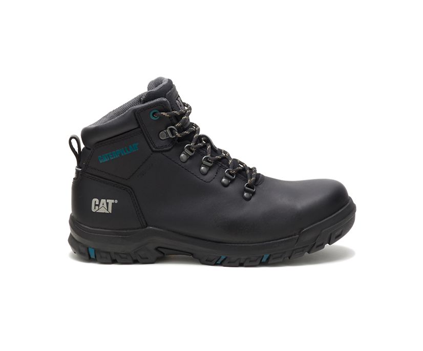 Mae Steel Toe Waterproof Work Boot, Black, dynamic 1