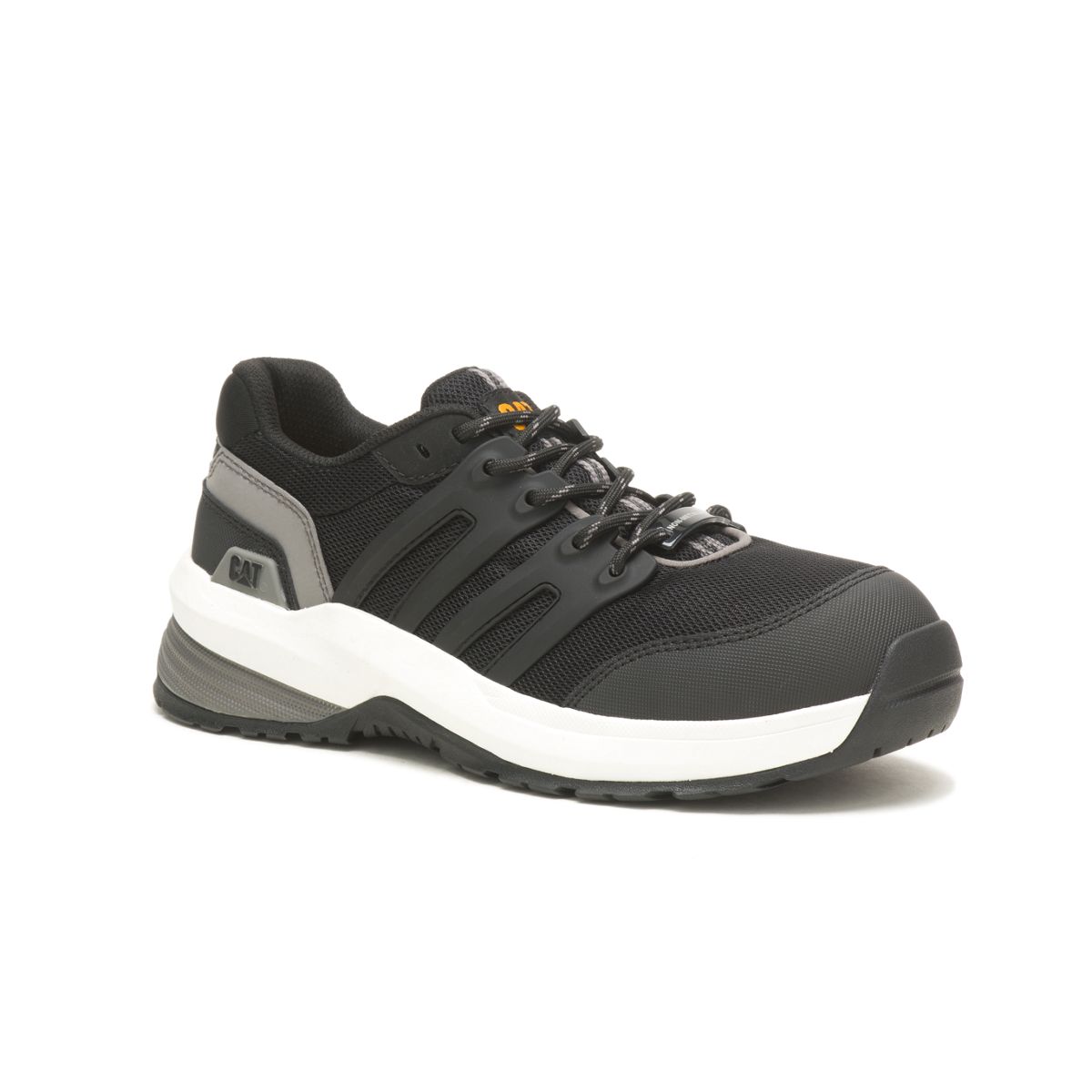 Streamline 2.0 Composite Toe Work Shoe, Black/Medium Charcoal, dynamic 3