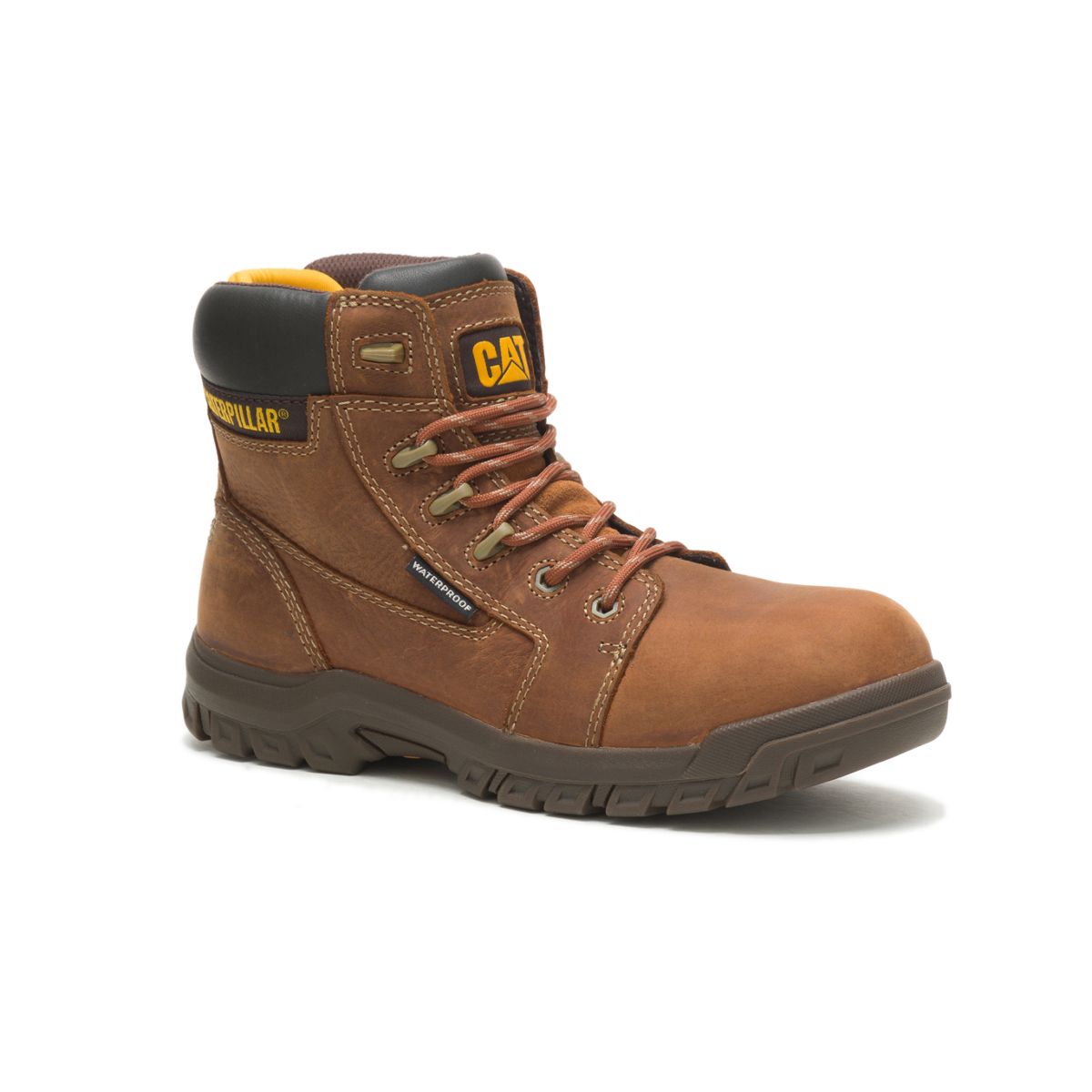 Resorption Waterproof Composite Toe Work Boot, Brown, dynamic 2